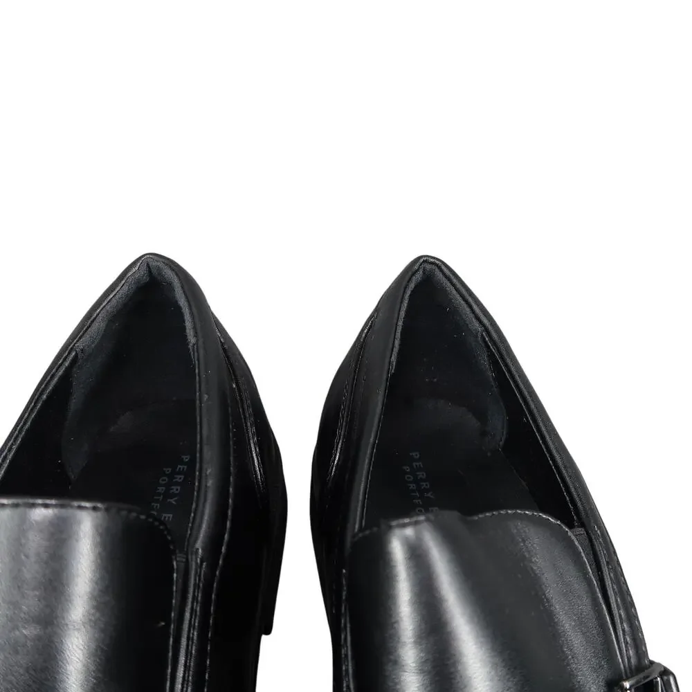Perry Ellis Shoes Big Kids 6 Lucas Loafers Dress Slip On Formal Classic Black